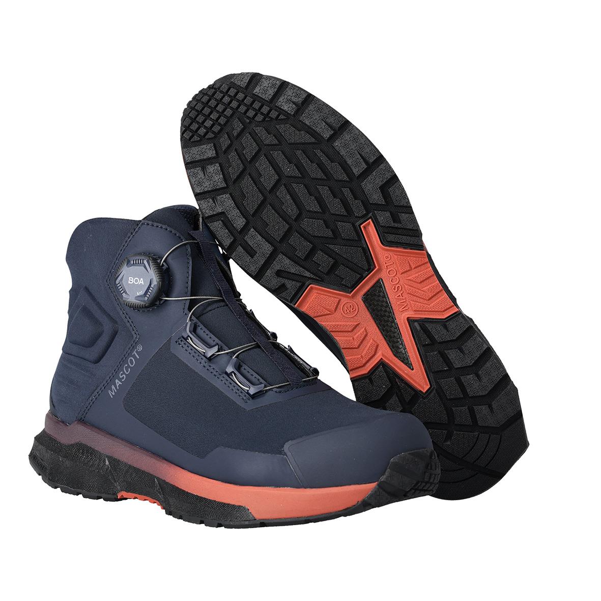 Skyddskänga Mascot F1681-704 S3S Boa mörk marin/vinröd storlek 44