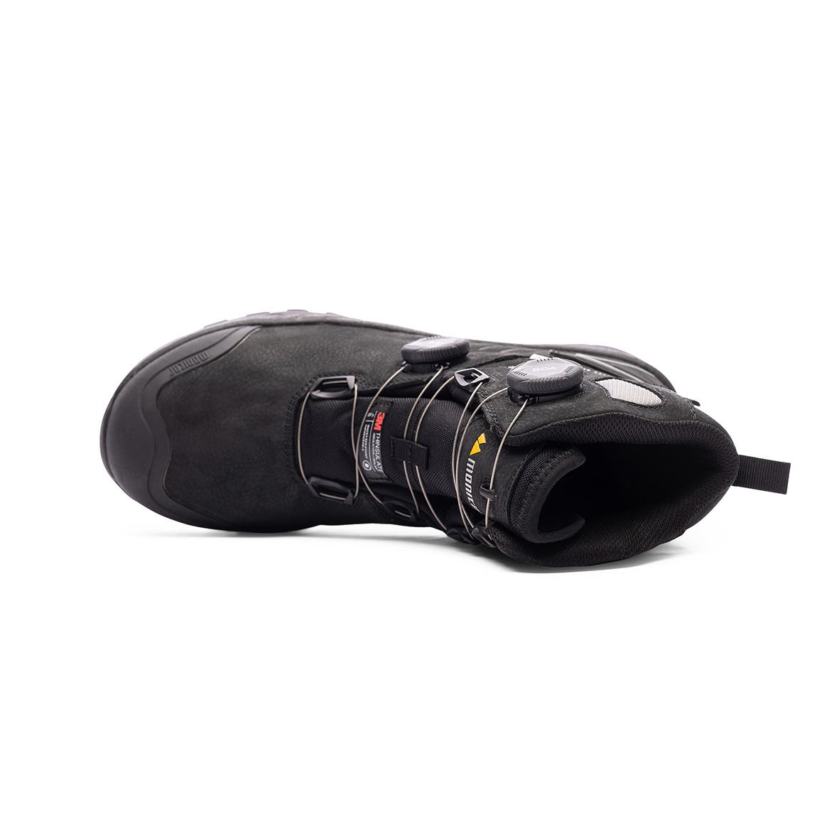 Skyddskänga Monitor Arctic Mid 36 i svart med snörning och skyddande tå