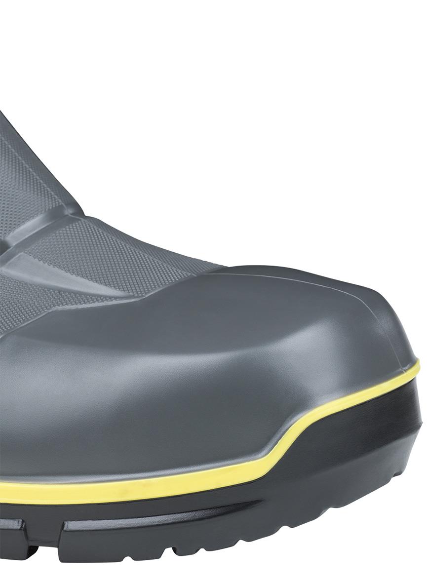 Skyddsstövel Dunlop 562732 Metguard 39, svart med gul detalj, tåskydd och robust sula