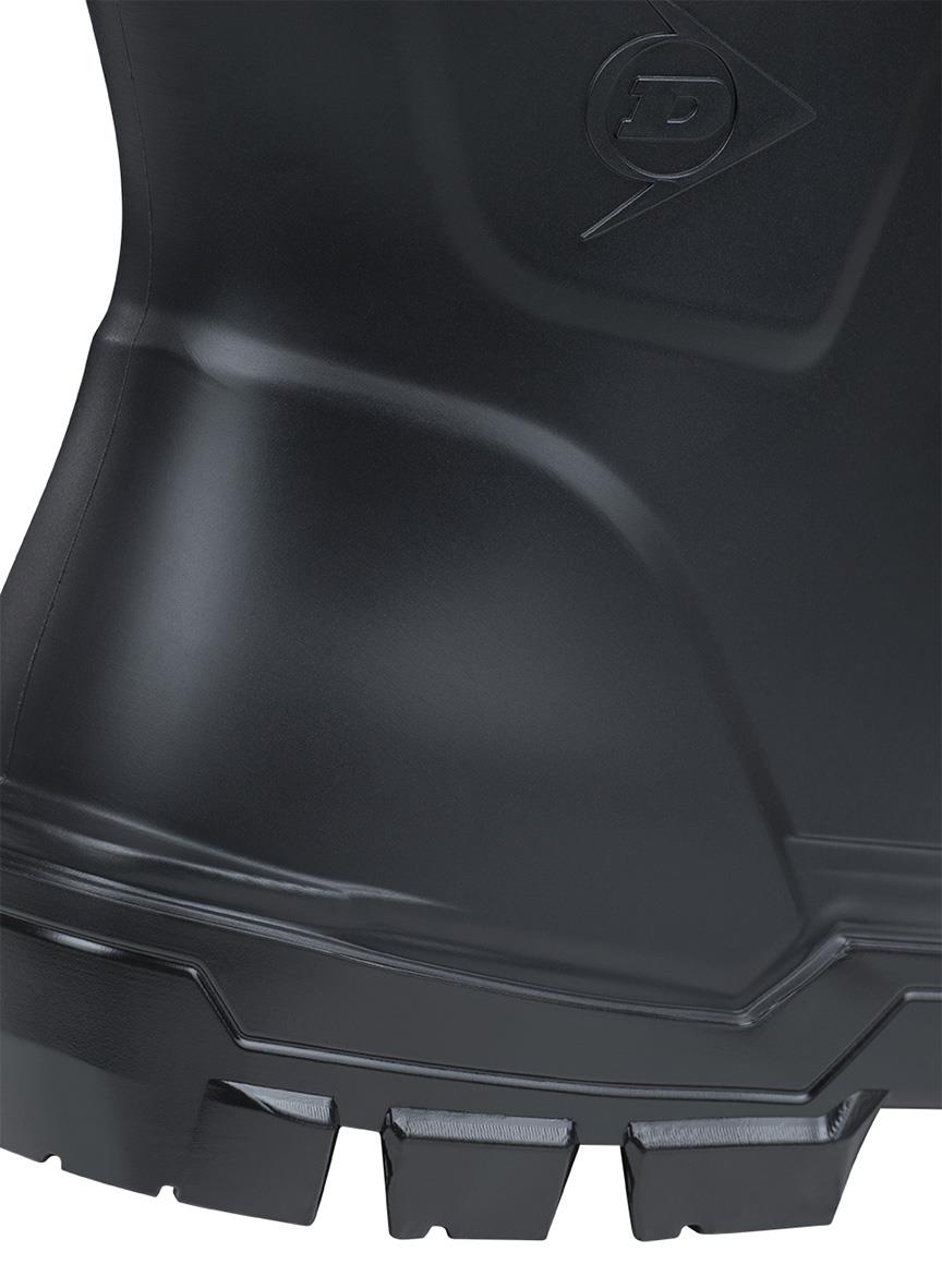 Skyddsstövel Dunlop Jobguard 44 i svart med tåskydd och grov sula