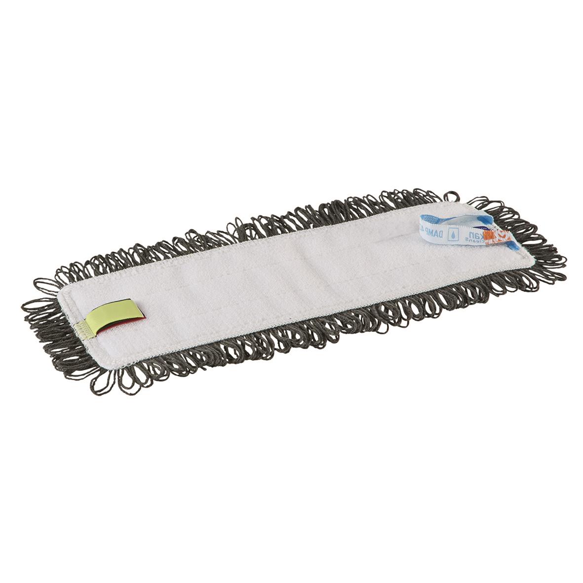 Fuktmopp Vikan Damp 42 Dark 25cm med mikrofiberhuvud och svart skumgummiband