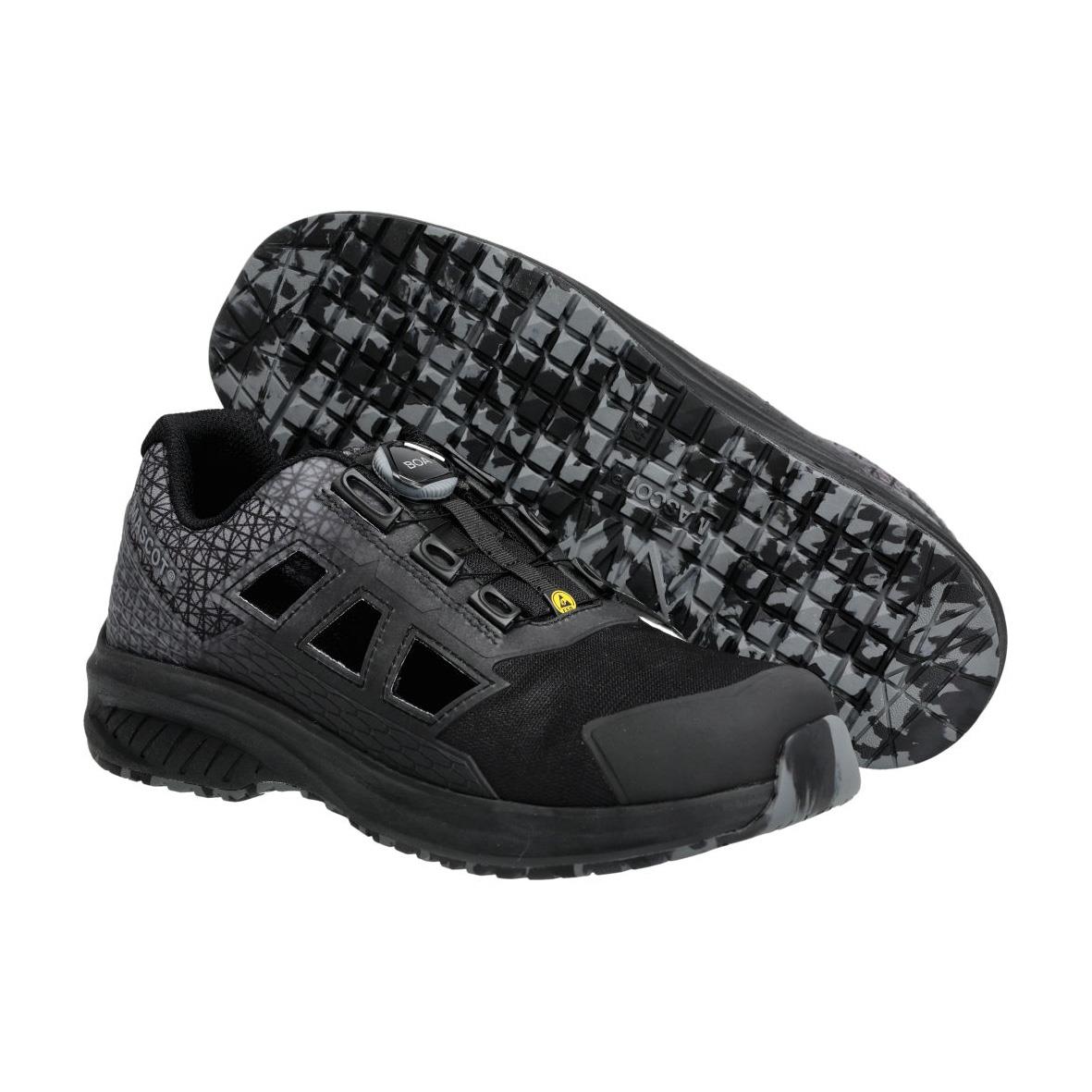 Svart skyddssandal Mascot F1504-909 i storlek 40 med gummisula och skyddande tå