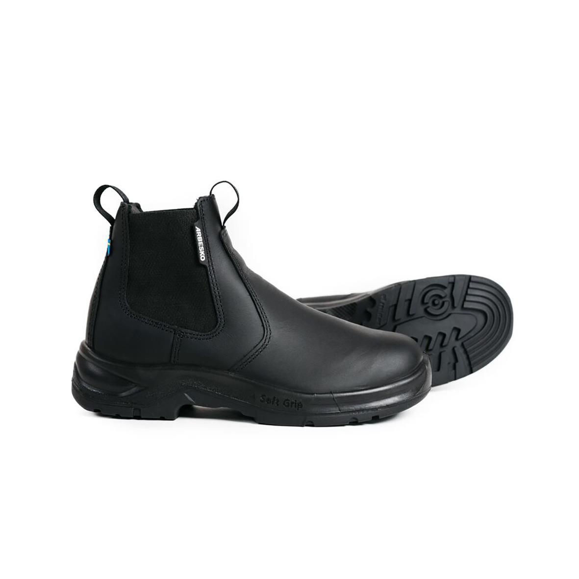 Svarta Arbesko 1527 Chelsea Pro yrkesskor i storlek 36