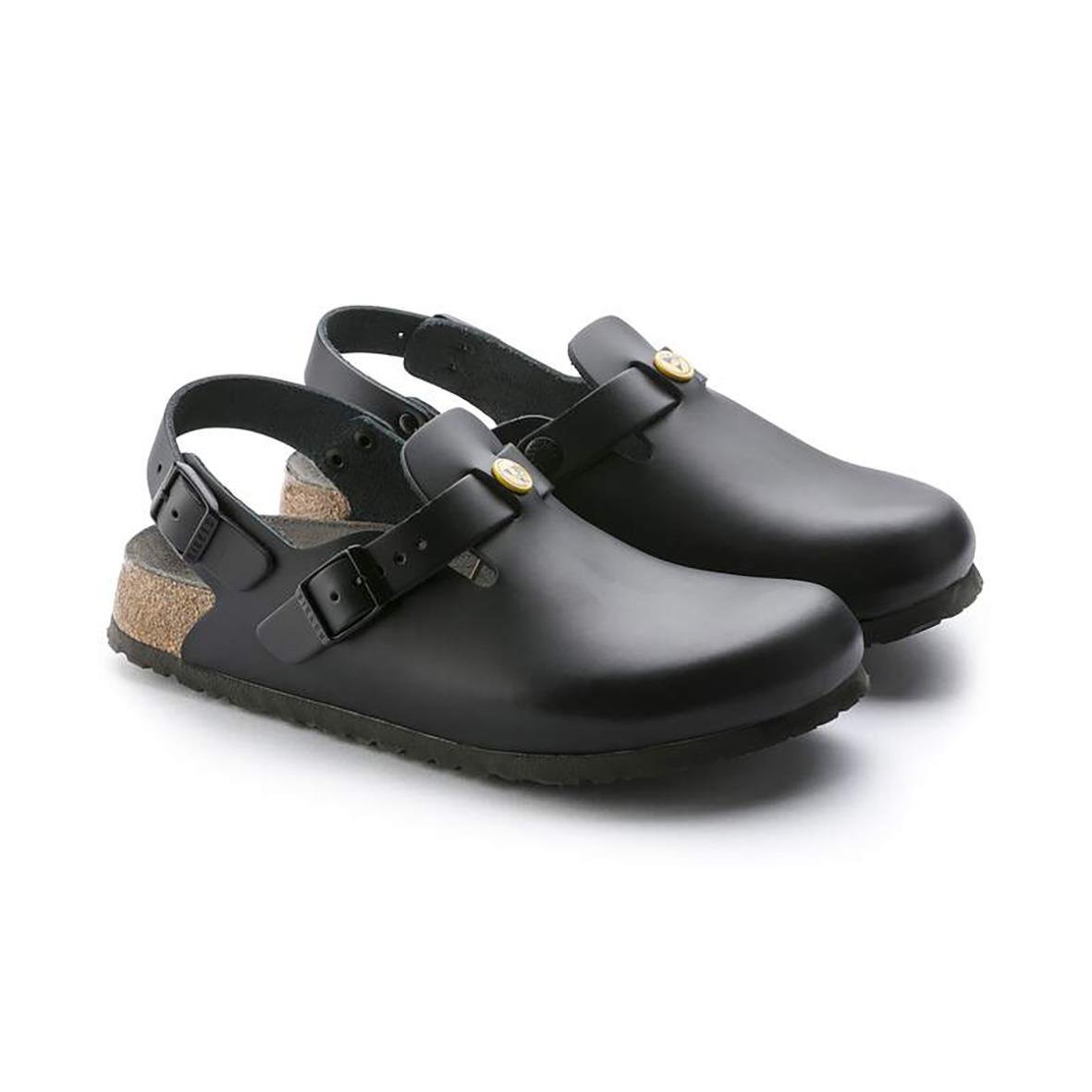 Svarta Birkenstock Tokio ESD smala sandaler i storlek 36