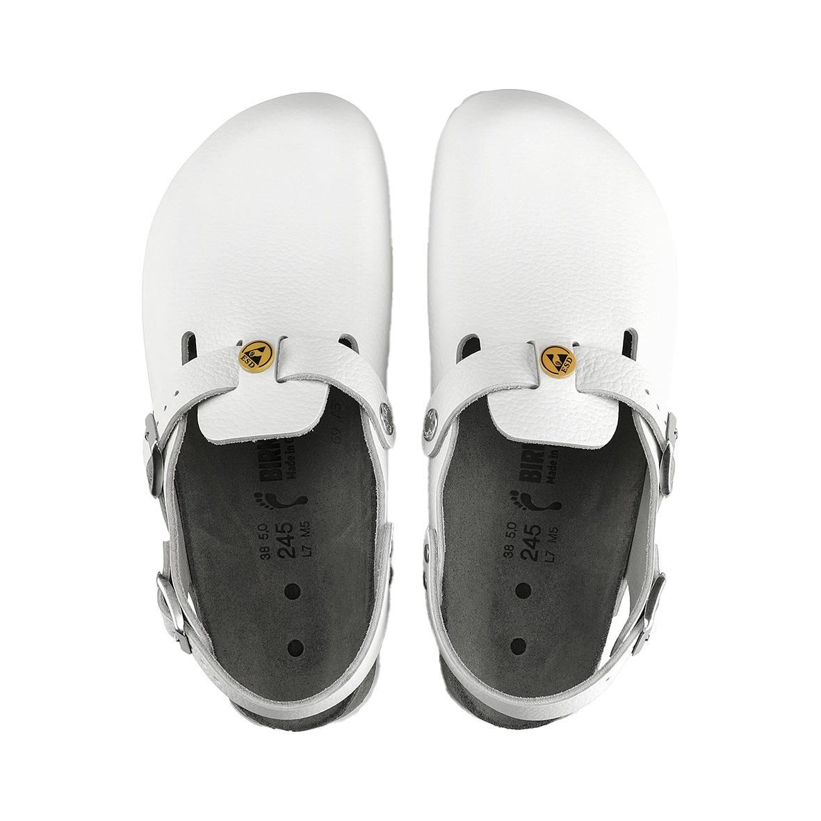 Vit Birkenstock Tokio ESD sandal för smala fötter i storlek 36