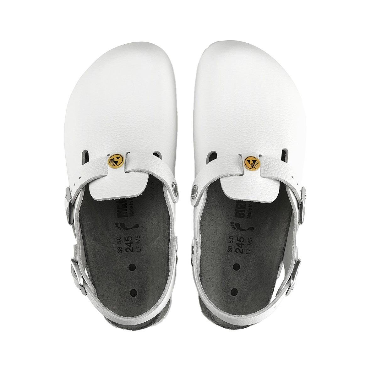 Vit Birkenstock Tokio ESD sandal för smala fötter i storlek 36