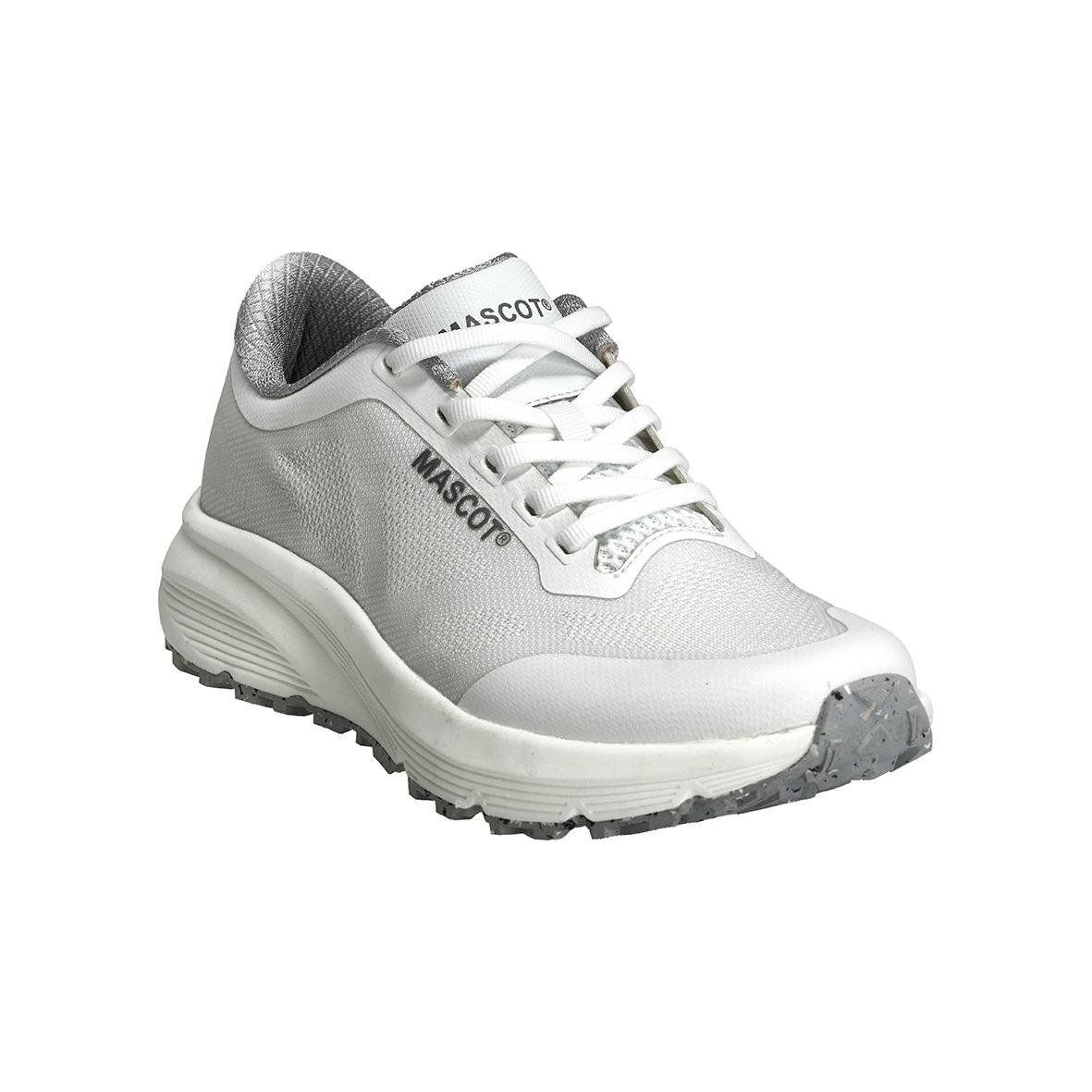 Vit arbetsko med snörning och tjock sula, modell F2000-906