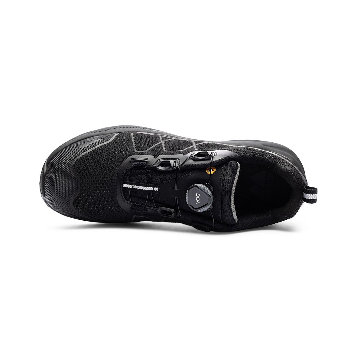 Svart skyddssko Monitor 1002575 Recharge Lisbon BOA i storlek 35