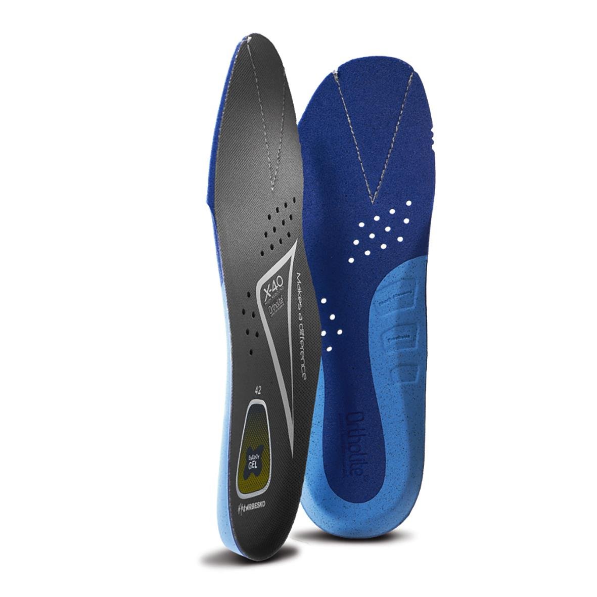 Innersula Arbesko X40 ortopediska sulor med Ortholite dämpning i storlek 48