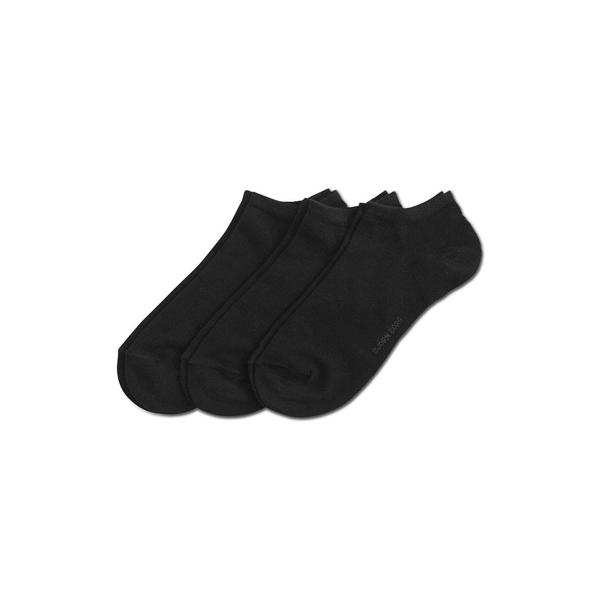 Tre svarta ankelsockor i 3-pack från Björn Borg, storlek 39-42