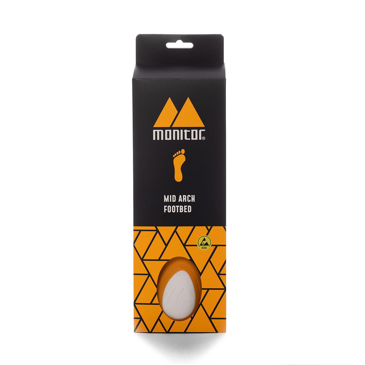 Orange inläggssula Monitor Optimus Mid Insole för storlek 47-48