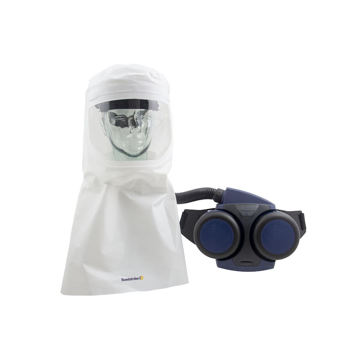 Fläktpaket Sundström SR 500/601 med ansiktsmask och andningsskydd