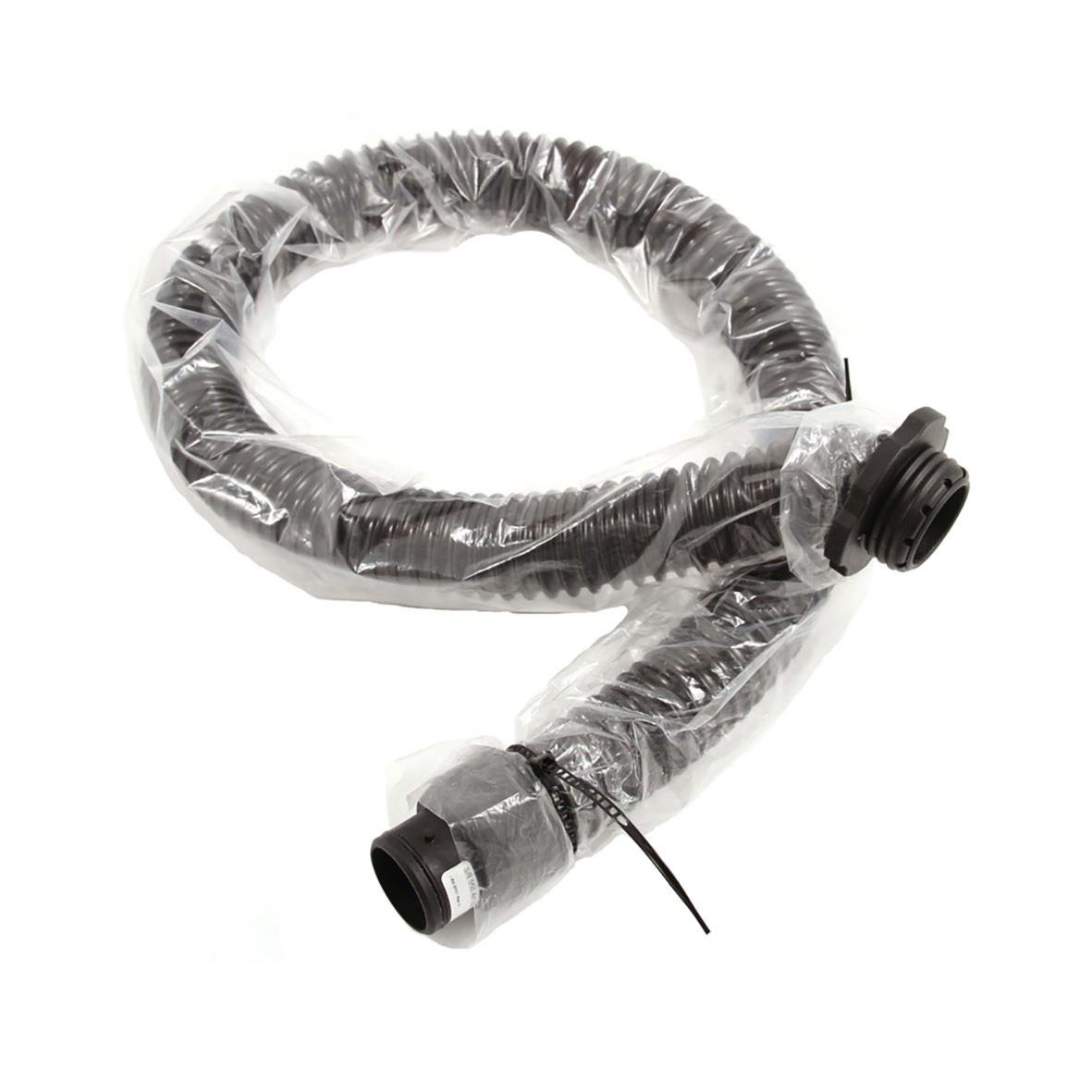 Flexibelt slangskydd från Sundström PE T06-0121 i plast, formad som en ring med anslutningar i båda ändar