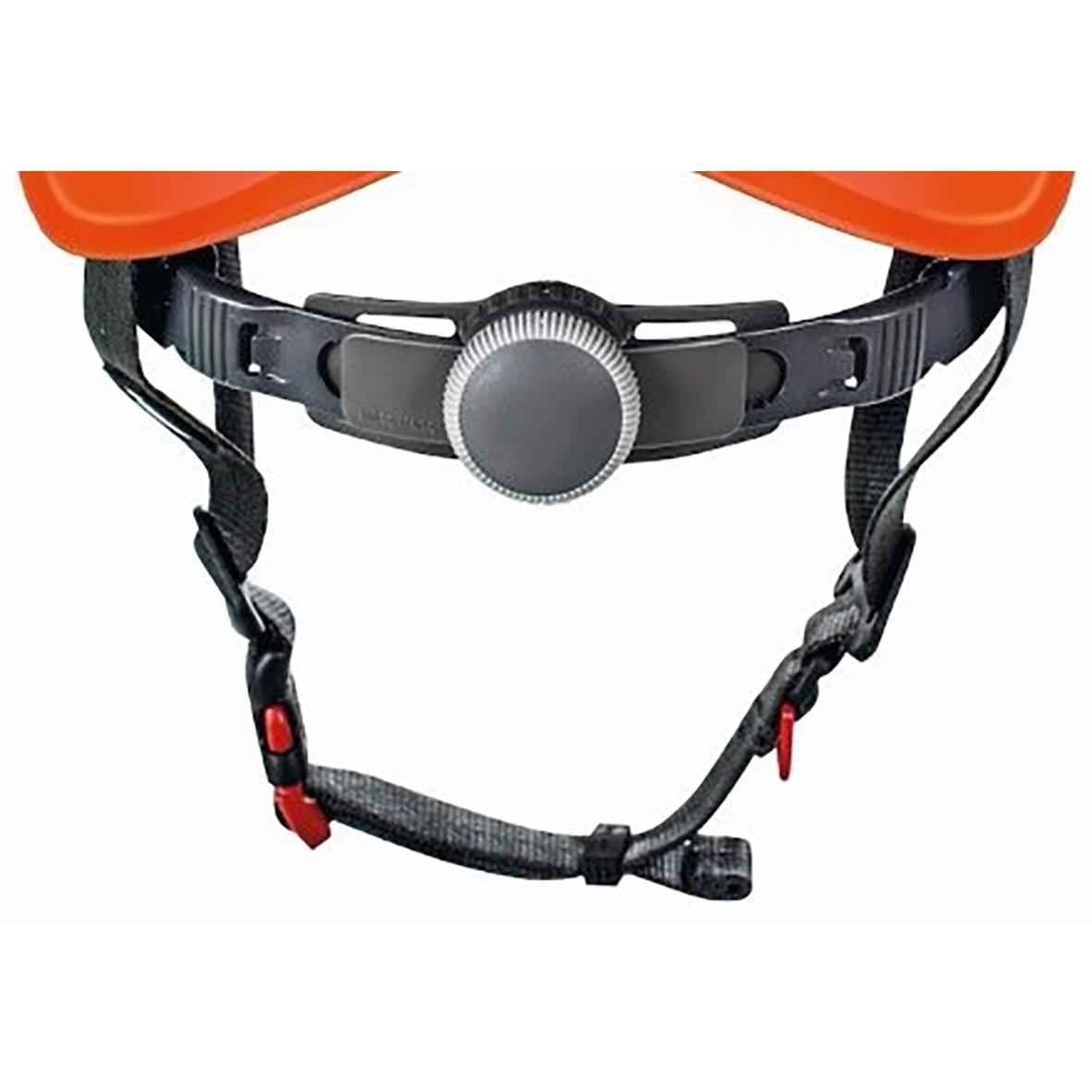 Skyddshjälm Kask Plasma HiViz vit med justerbar huvudband och hakband