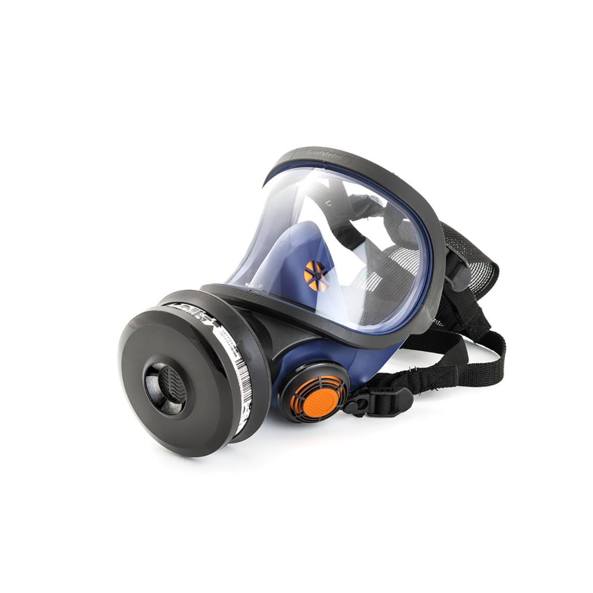 Helmask Sundström SR 200 med visir och andningsfilter för skydd vid arbete