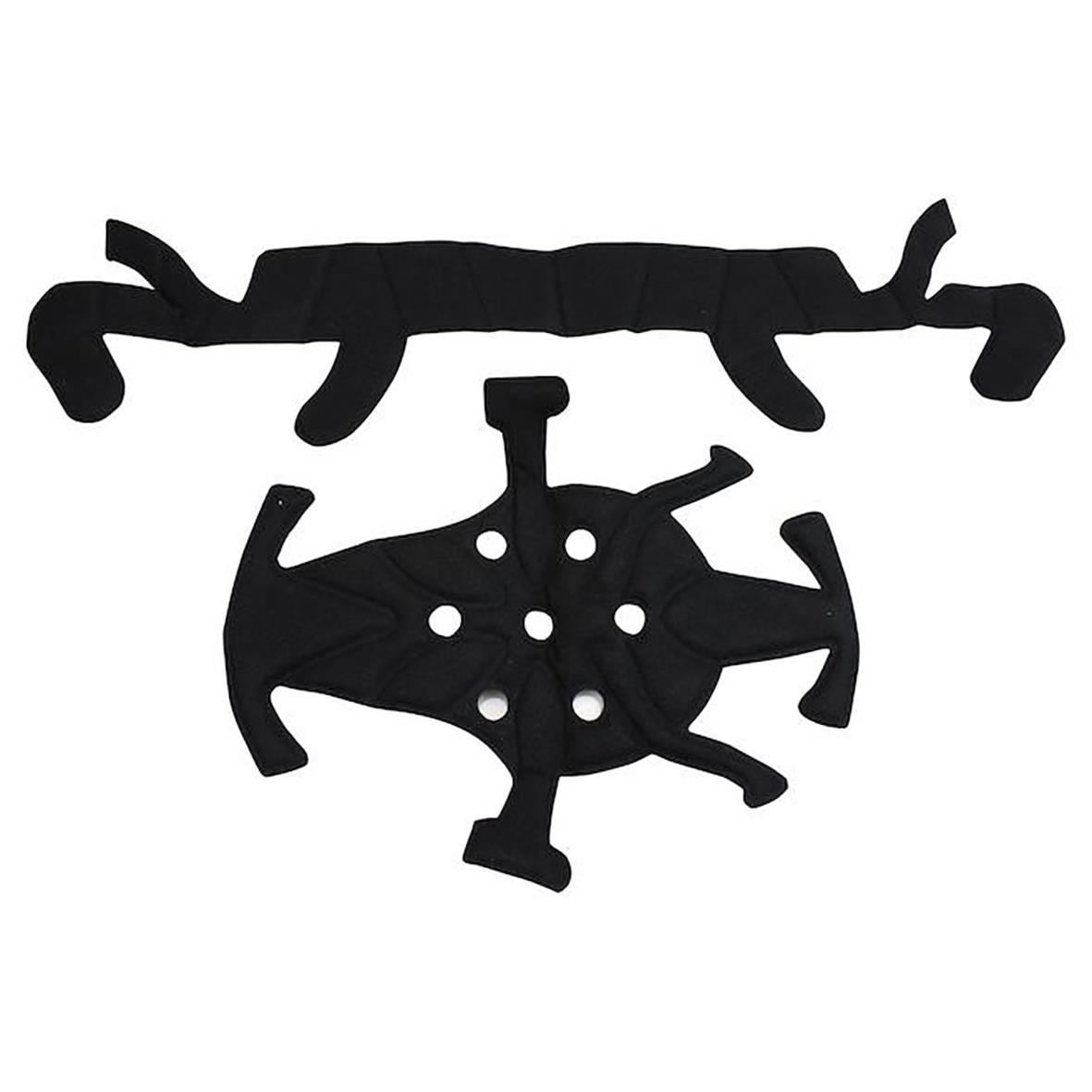 Hjälminredning Kask Superplasma i svart med flera fästen