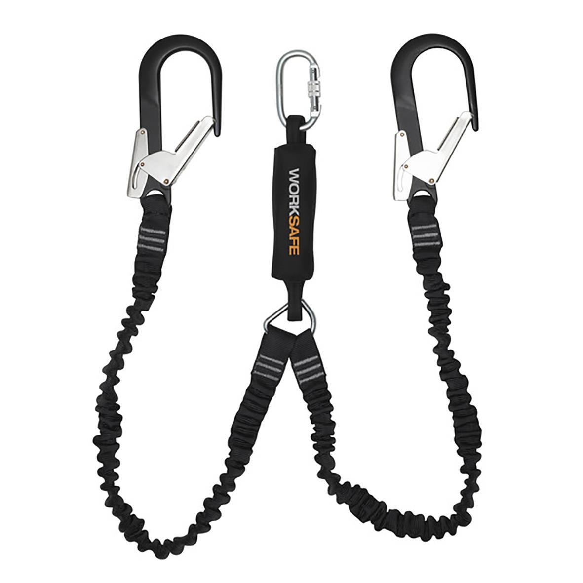 Falldämparlina Worksafe Twin Lanyard 2x2m 93500317