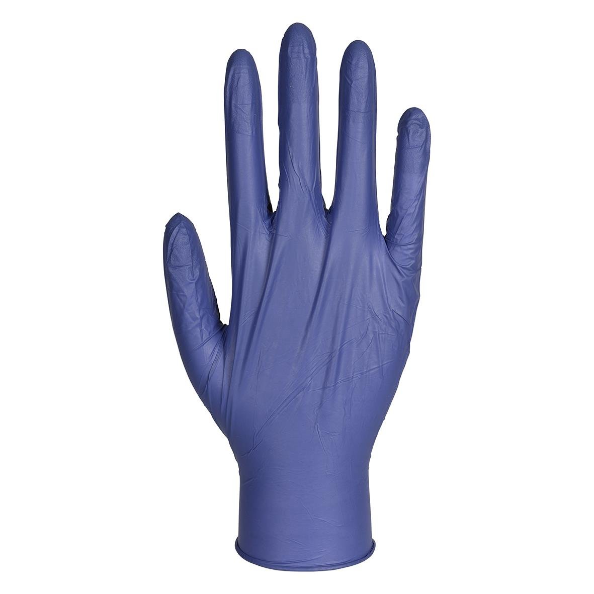 Blå nitrilhandske från Abena Excellent i storlek L