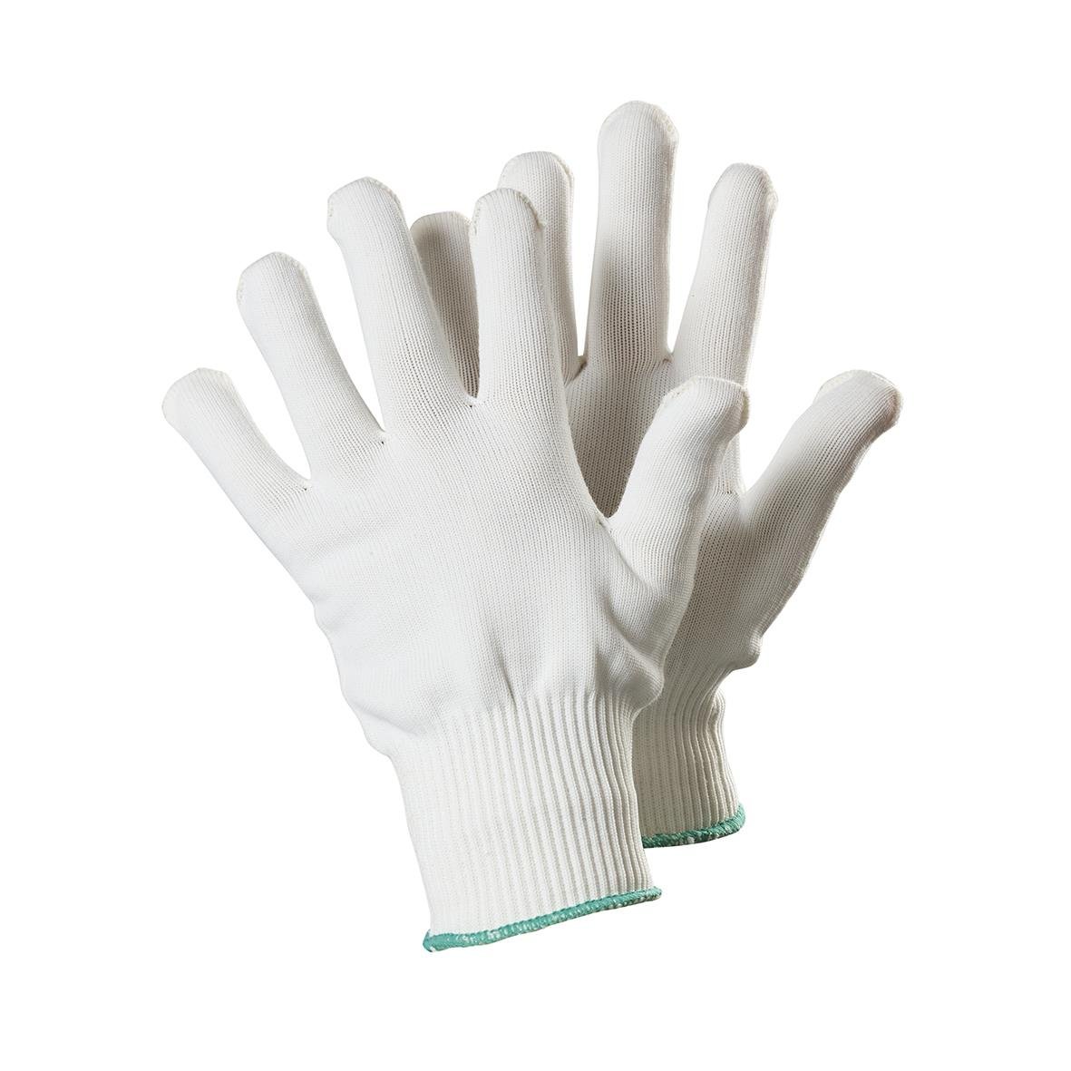 Montagehandske av bomull/nylon Tegera 310A, storlek 6, vit