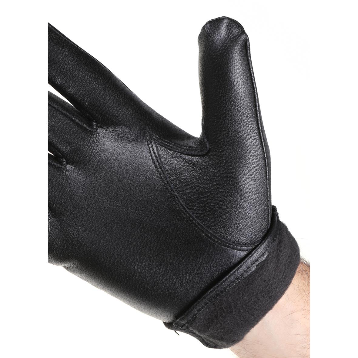 Svart skinnhandske Tegera 8151 i storlek 7