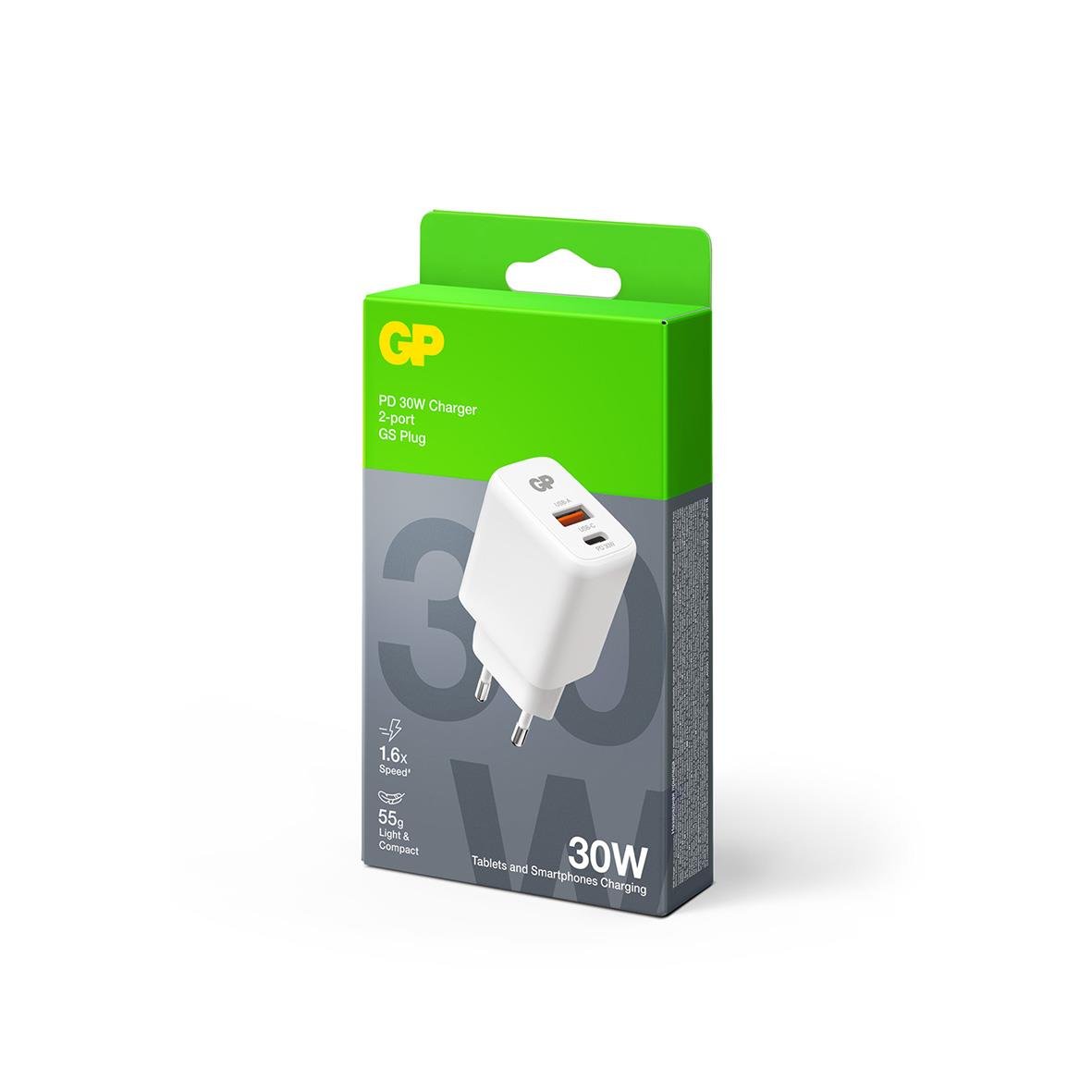 Väggladdare GP WM2E PD 30W 2xUSB C/1xUSB A 95010018_3