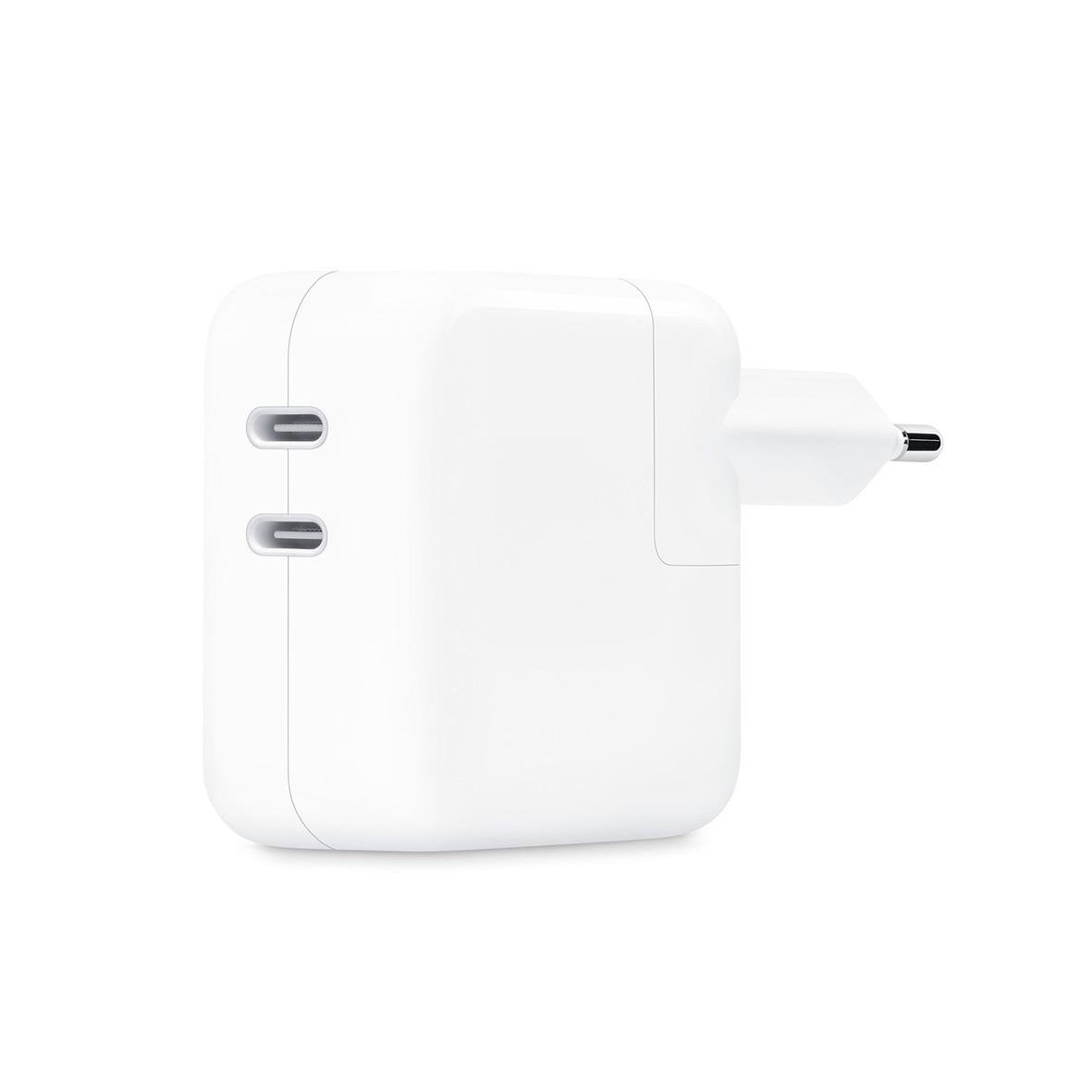 Väggladdare Apple med 2 USB-C-portar och 35W effekt