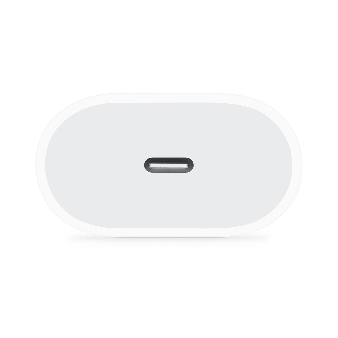 Väggladdare Apple USB-C 20W med oval form och USB-C-port