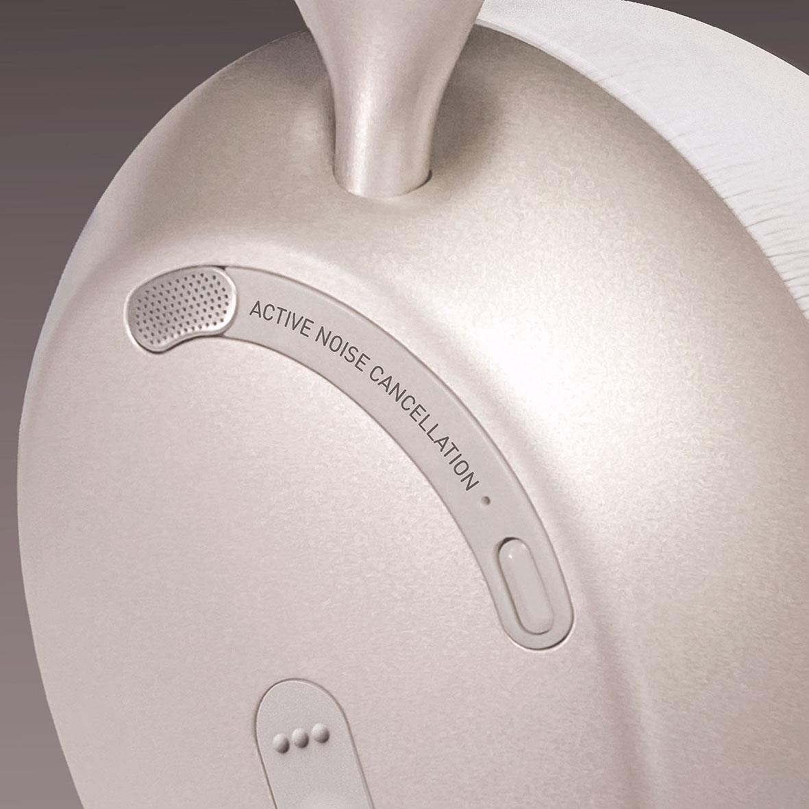 Hörlurar Mixx Over-Ear Trådlös StreamQ D3 ANC i sandfärg med aktiv brusreducering