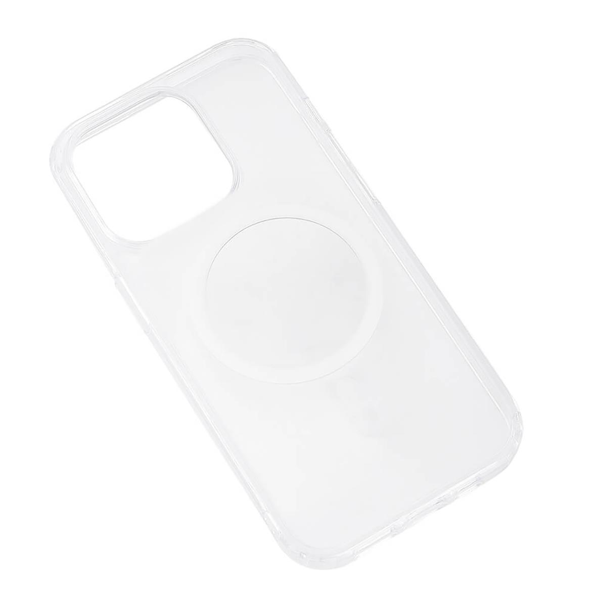 Transparentt mobilskal för iPhone 14 Pro med Magseries TPU-material
