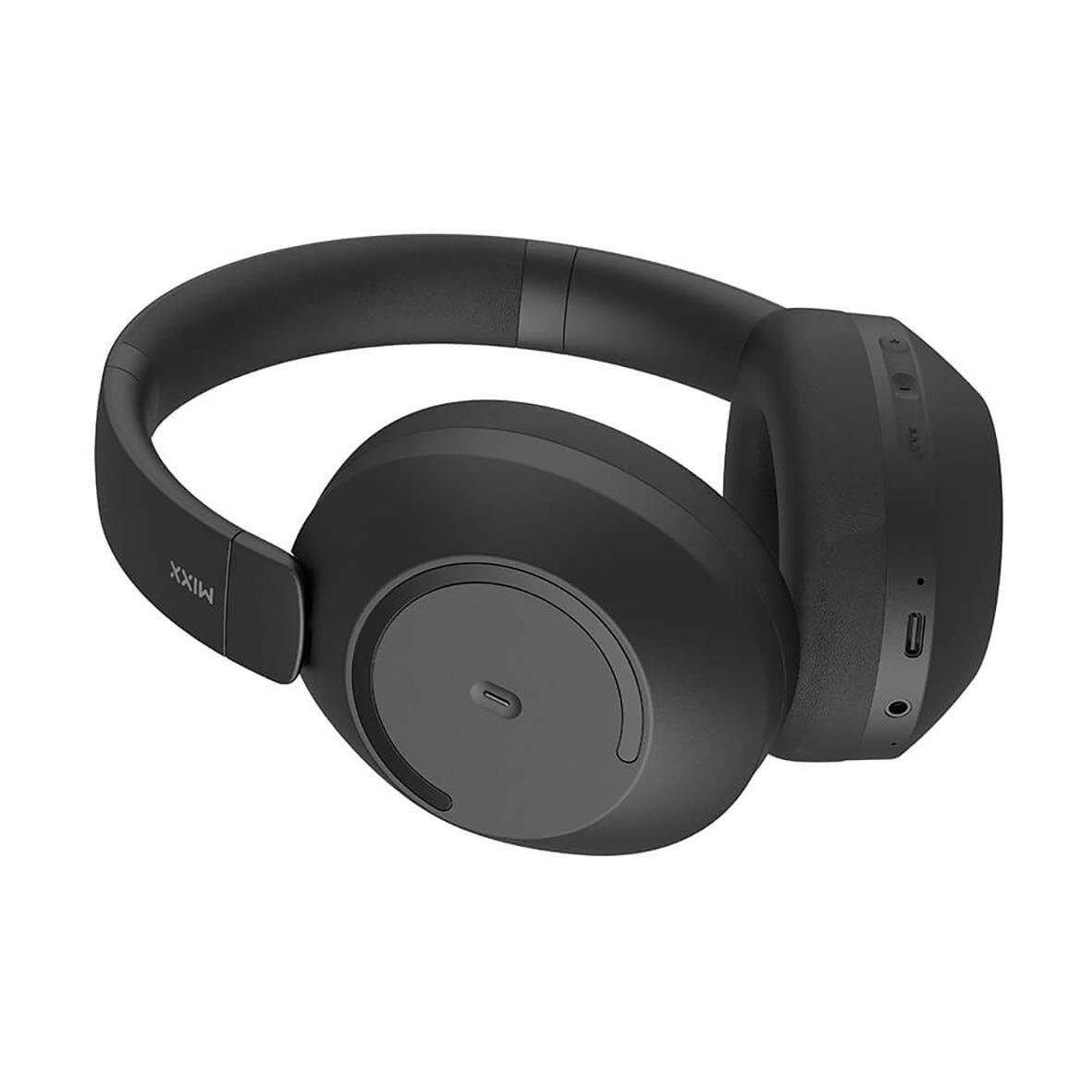 Svarta trådlösa Mixx Over-Ear hörlurar C2