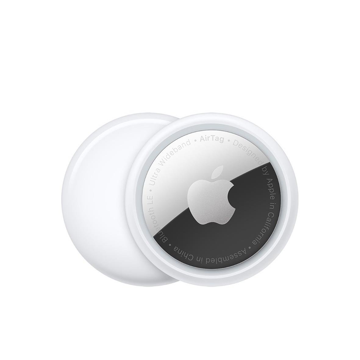 Apple AirTag spårningsenhet i vit design