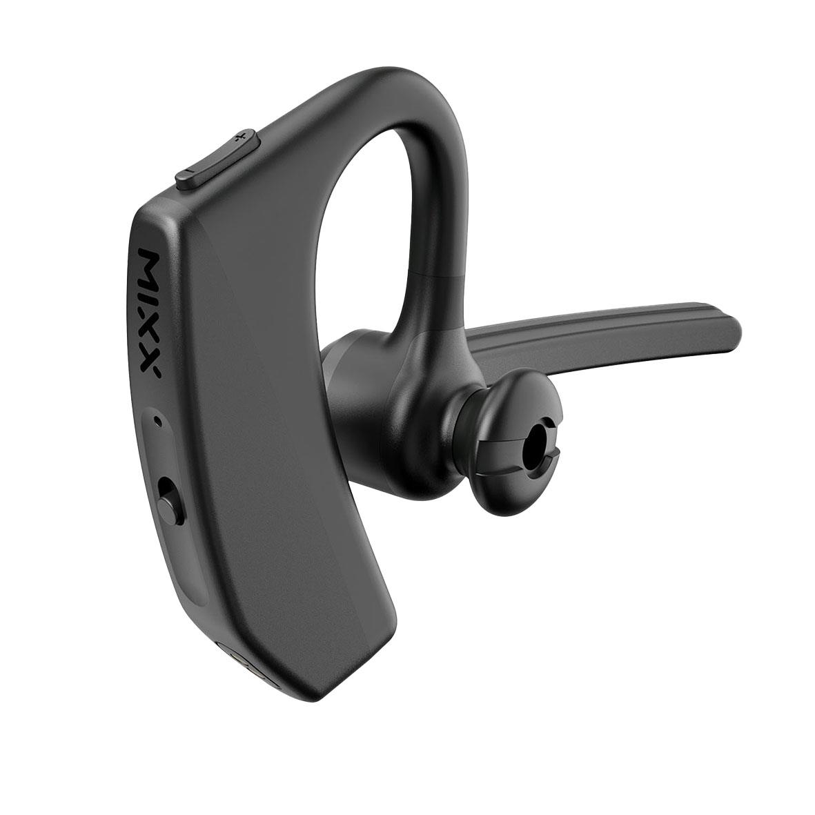 Svart headset med laddningsfodral och dongel för UC Teams