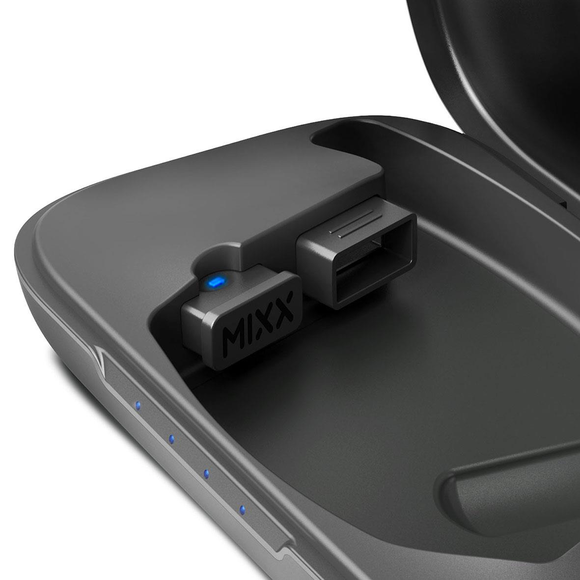 Headset Mixx Mono B10c med laddningsfodral och dongel för UC Teams