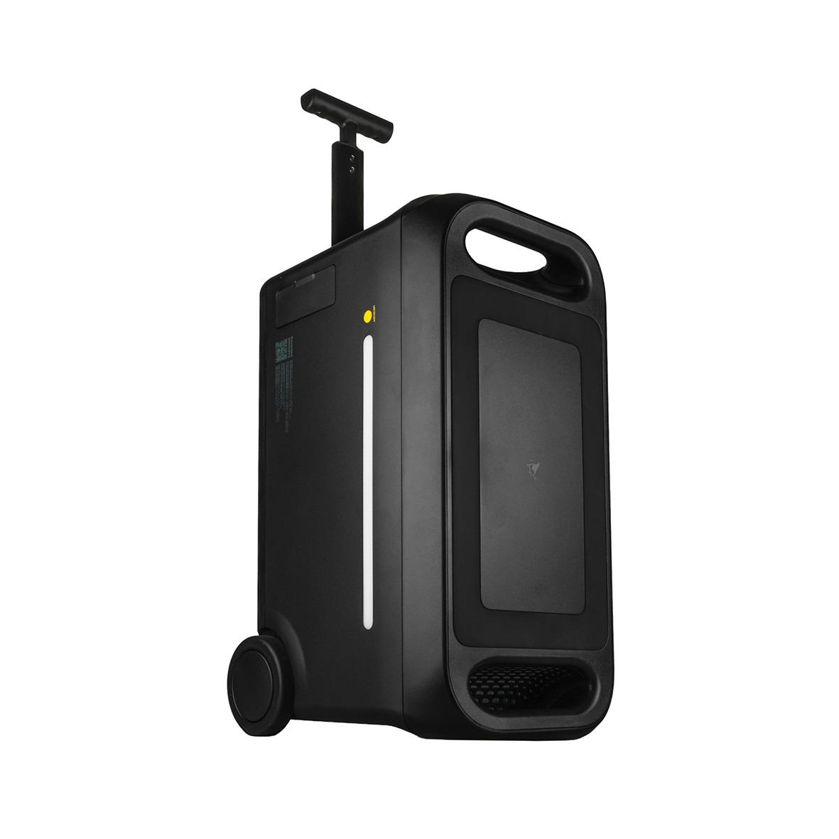Powerstation Aqiila Powebird S3000V2 3000W i svart bärbar design med hjul och handtag