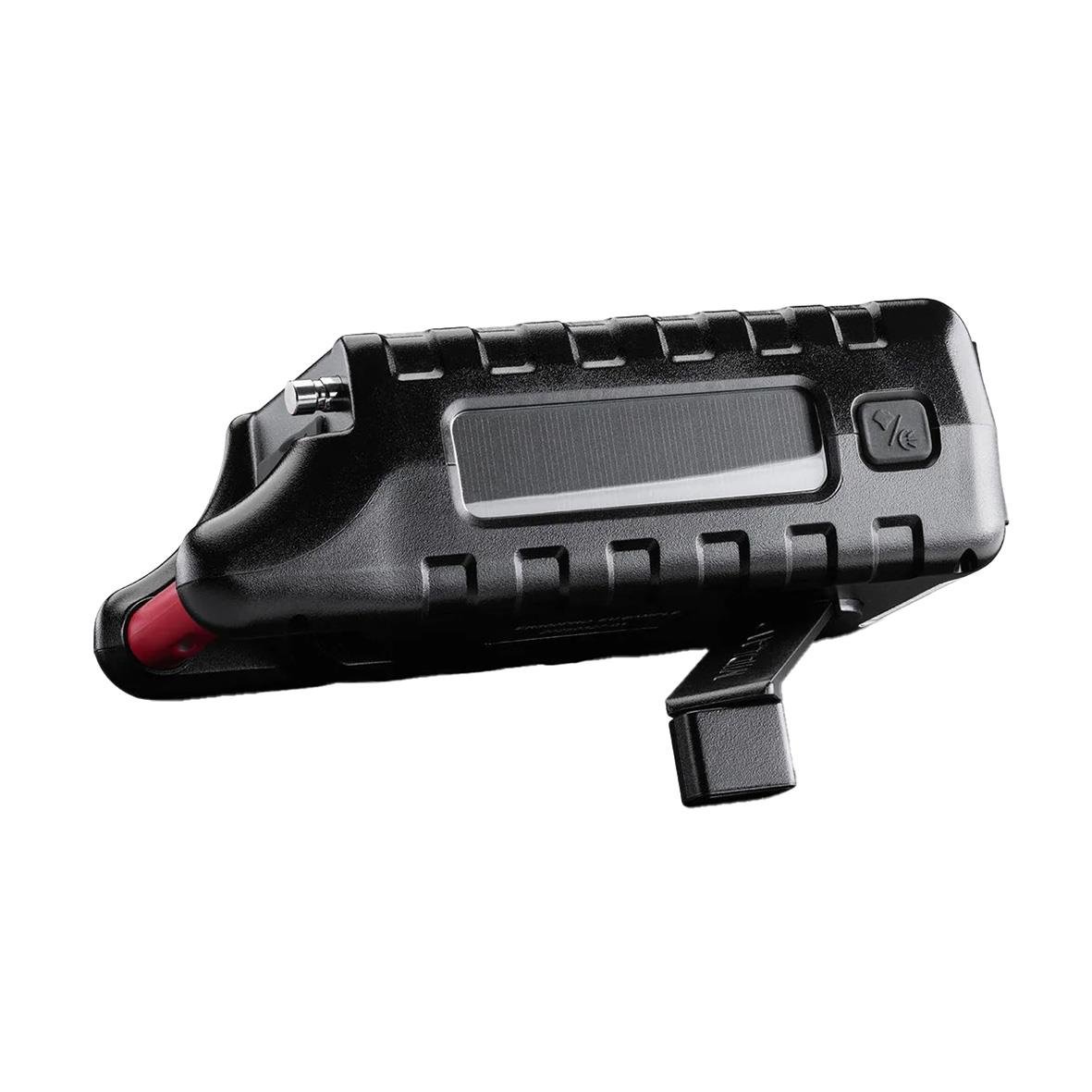 Nödradio Midland med ficklampa och powerbank ER300, svart med display och knappar