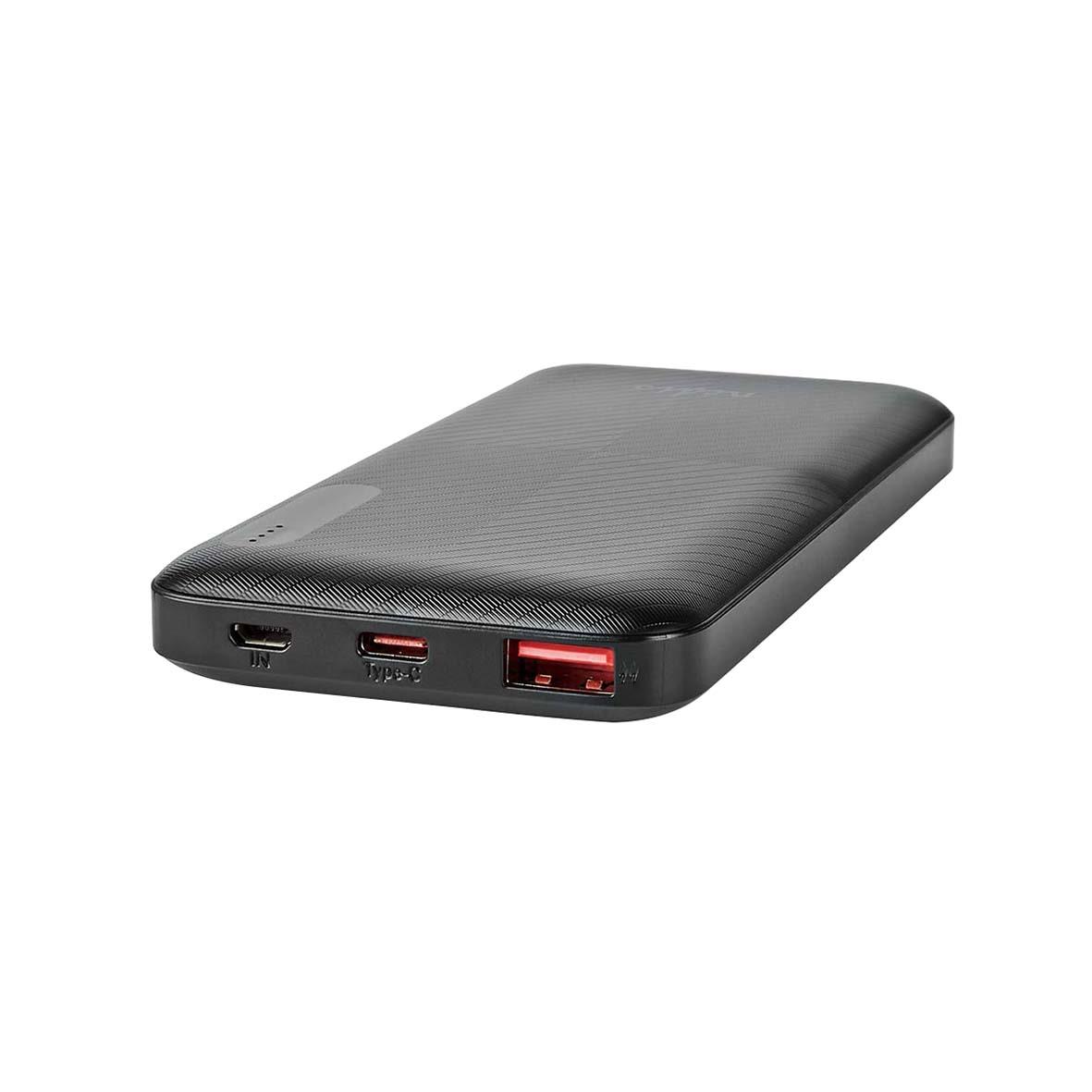 Powerbank Nedis 10000mAh svart med USB-portar