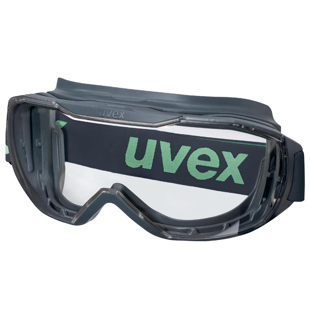 Uvex Megasonic Planet korgglasögon med UV-skydd och svart ram