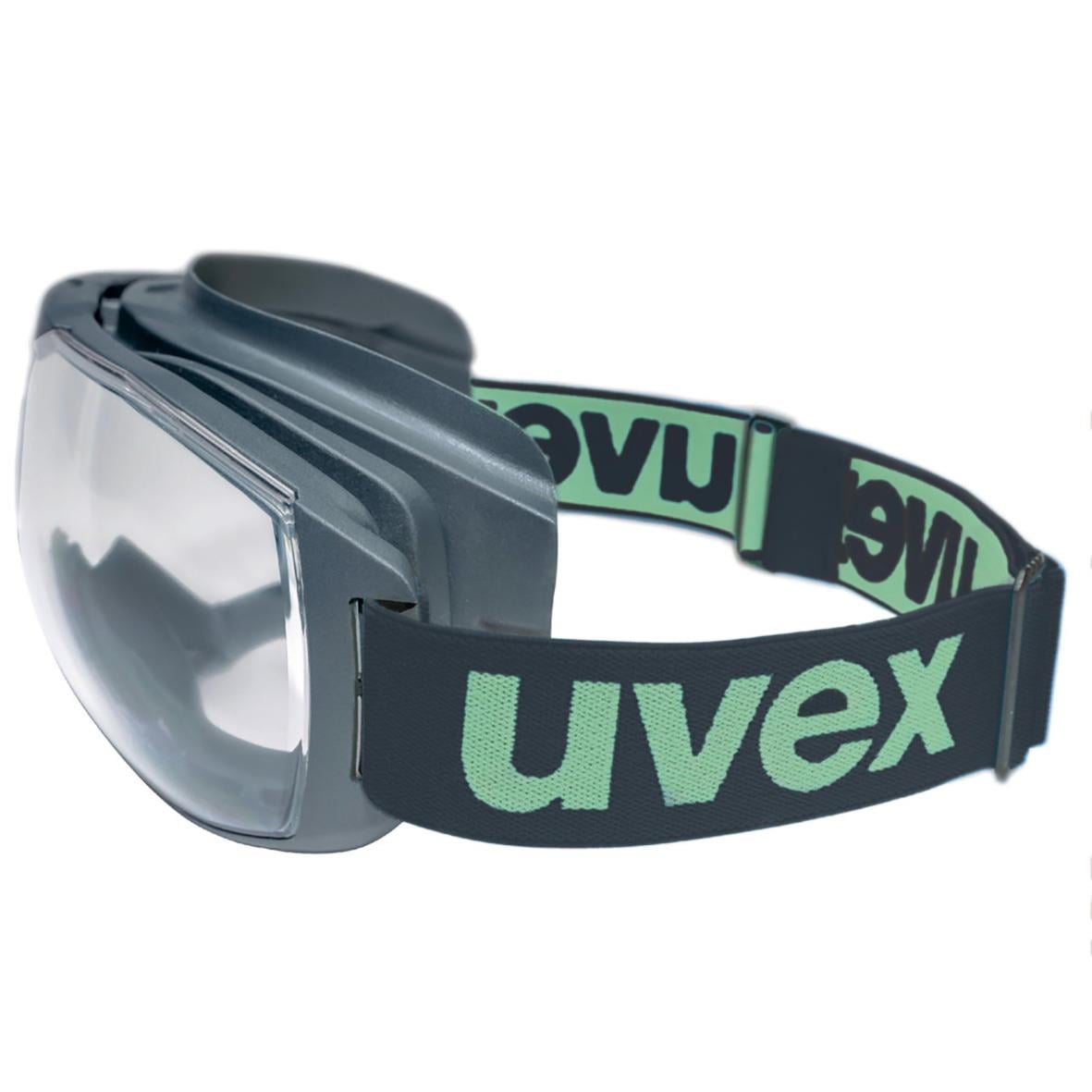 Uvex Megasonic Planet skyddsglasögon med UV-skydd och justerbar rem