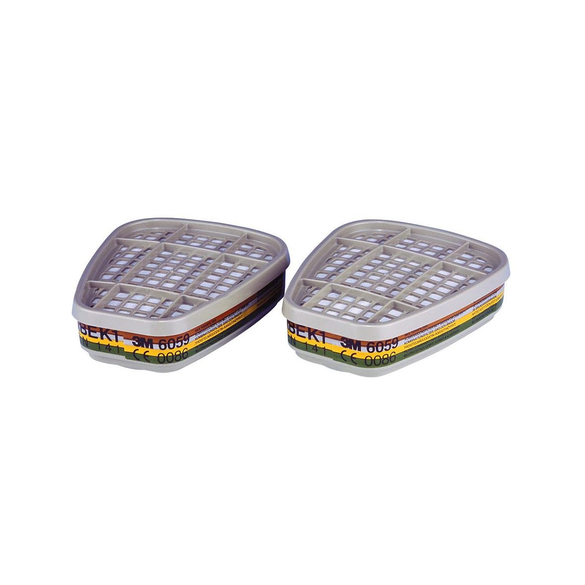 Gas- och ångfilter 3M 6059 ABEK1 för skydd mot gaser och ångor