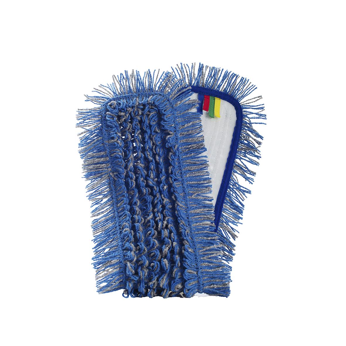 Kombimopp Nline Micro Power 30cm med blå mikrofiber och handtag