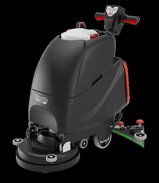 Kombiskurmaskin Numatic TTB3045NXUB 450mm, exkl batteri, svart och röd, med sikt och rengöringsfunktion