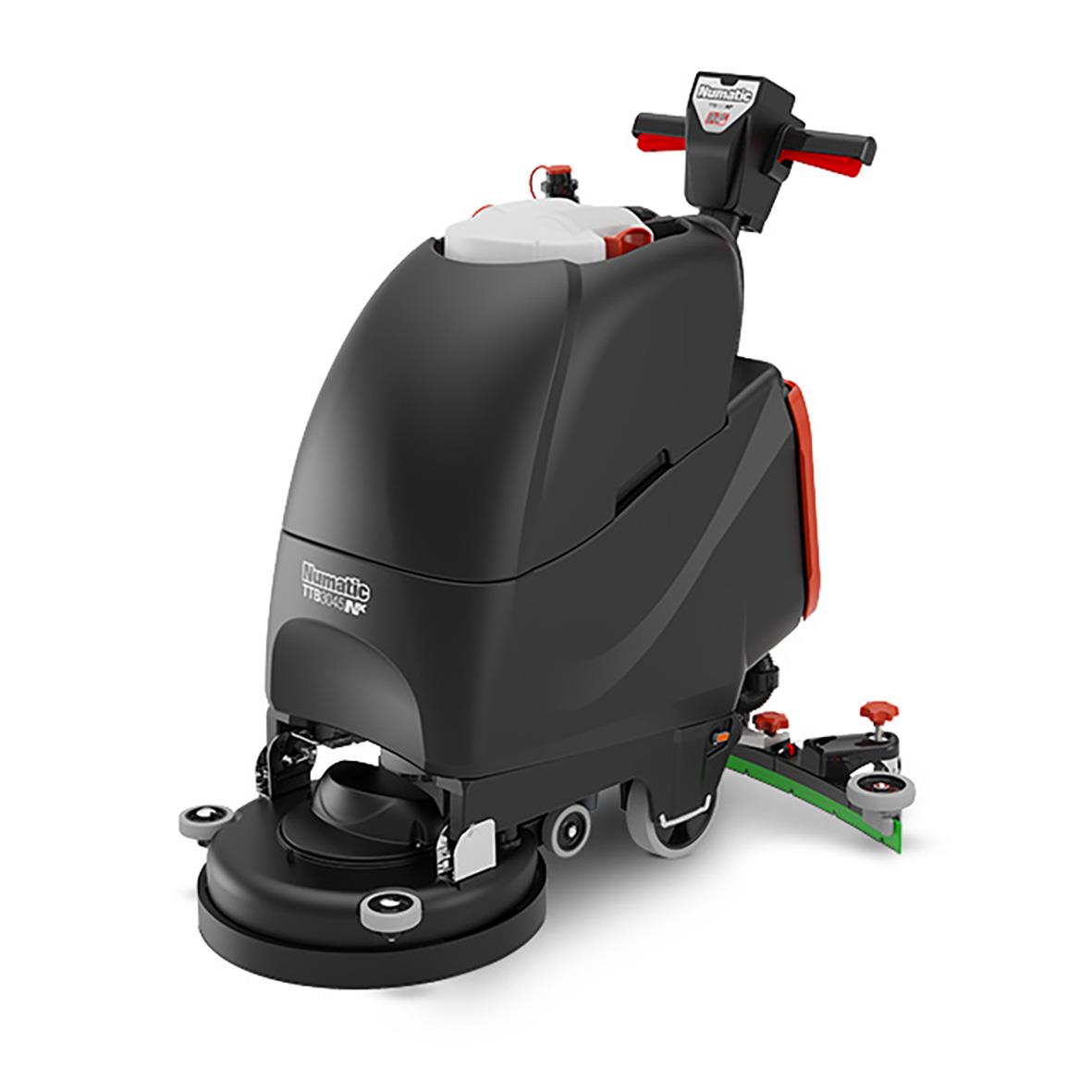 Kombiskurmaskin Numatic TTB3045NXUB 450mm, exkl batteri, svart och röd, med sikt och rengöringsfunktion