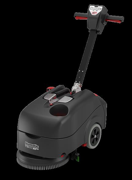 Kombiskurmaskin Numatic TTB1840NXUB exkl batteri, svart och röd, med handtag och hjul