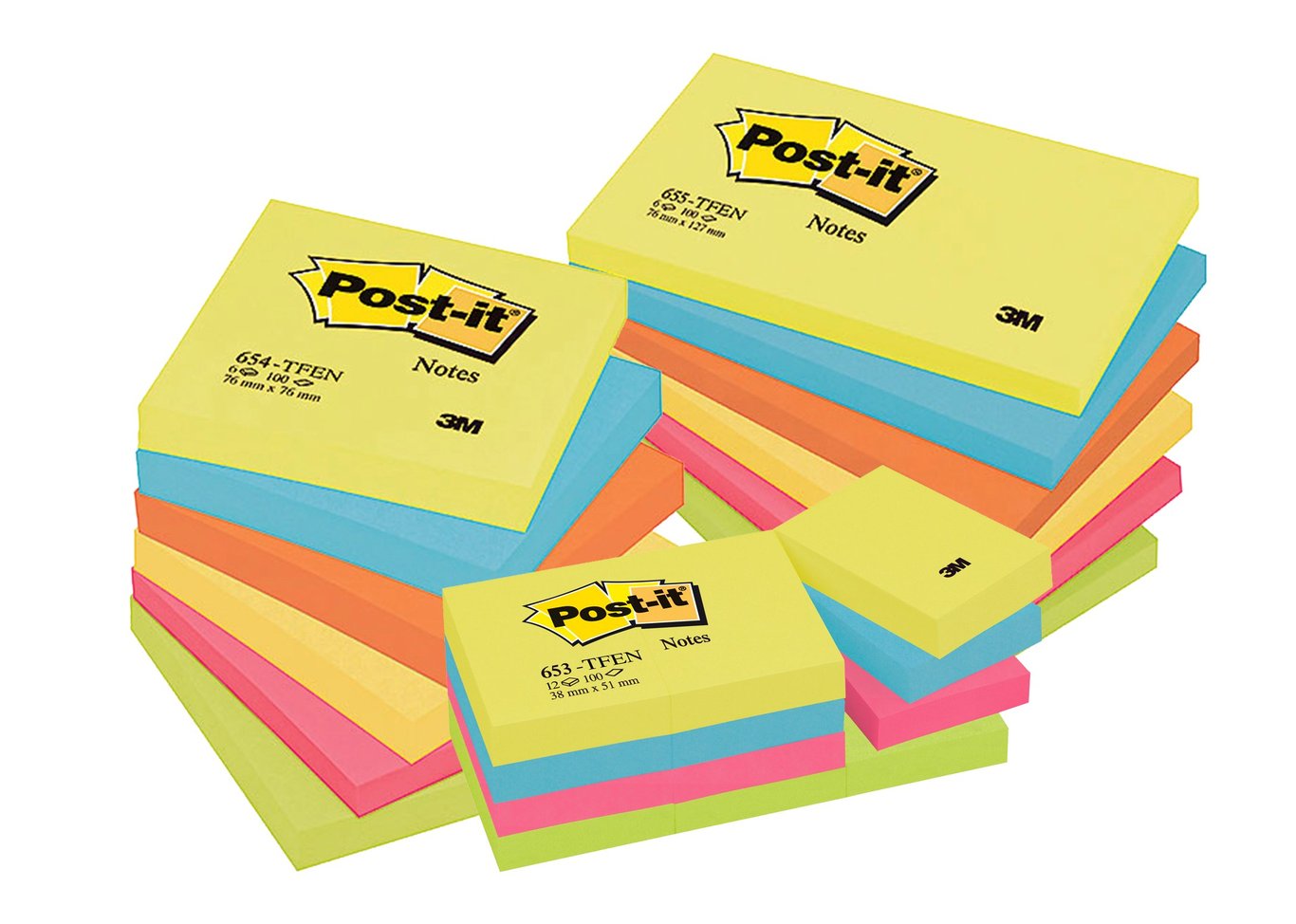 Notisar Post-it Energetic 100 blad