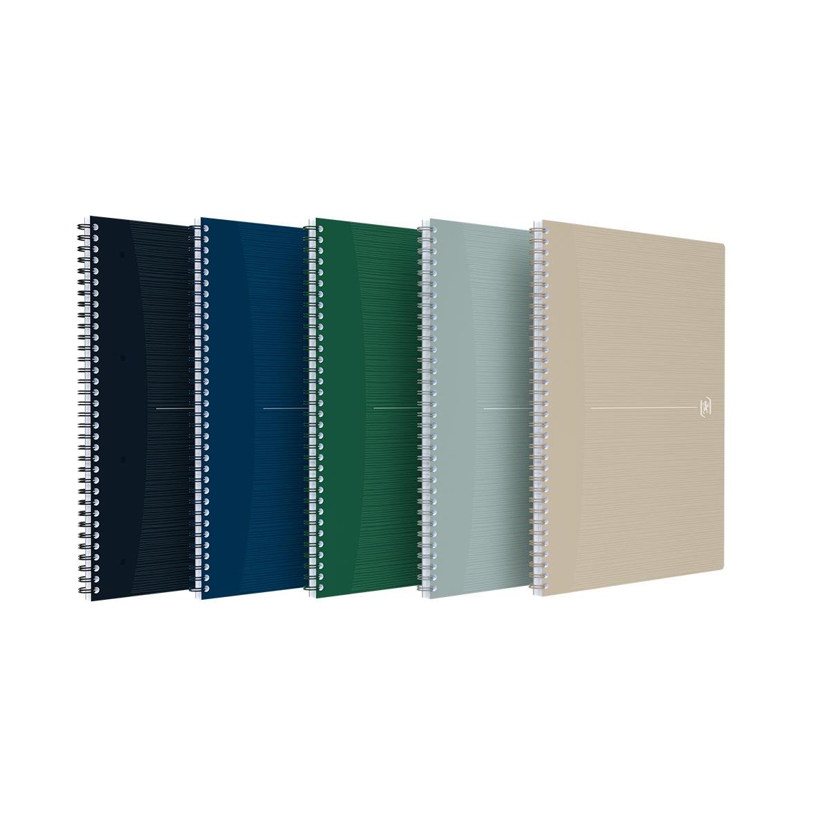 Kollegieblock Oxford Origins Linjerat 70 blad A4+90g i olika färger