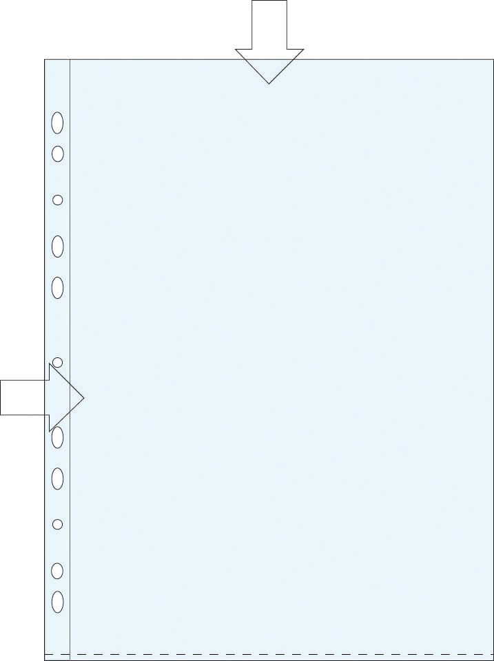 Plastficka PP öppen kort- & långsida 0,105mm klar A4 11030008_2
