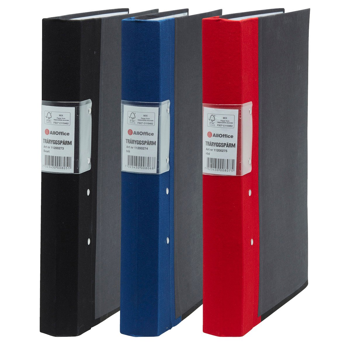 Gaffelpärm AllOffice Premium FSC 40mm Svart A4 11200273