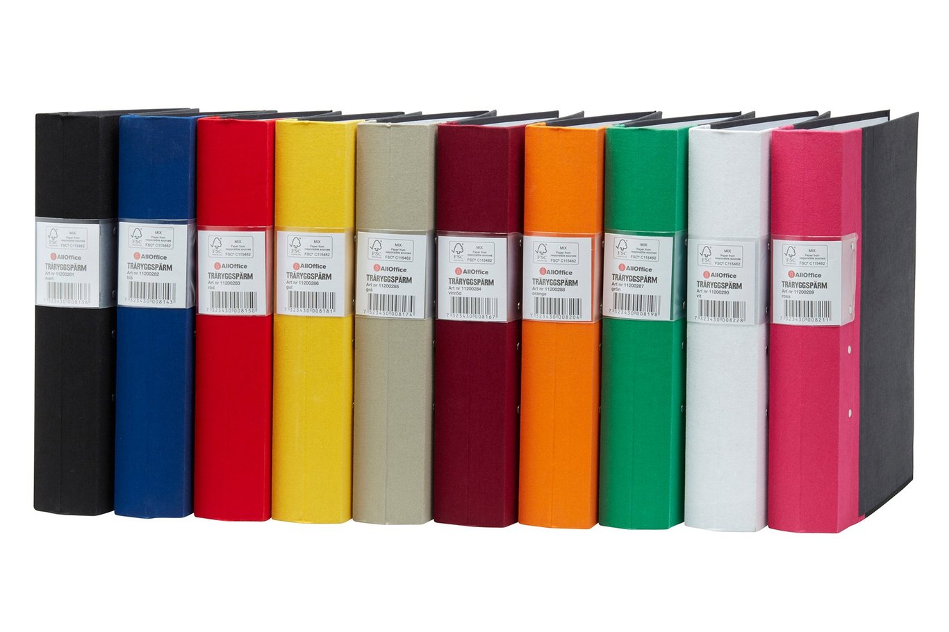 Gaffelpärm AllOffice Premium FSC 60mm Svart A4 11200281