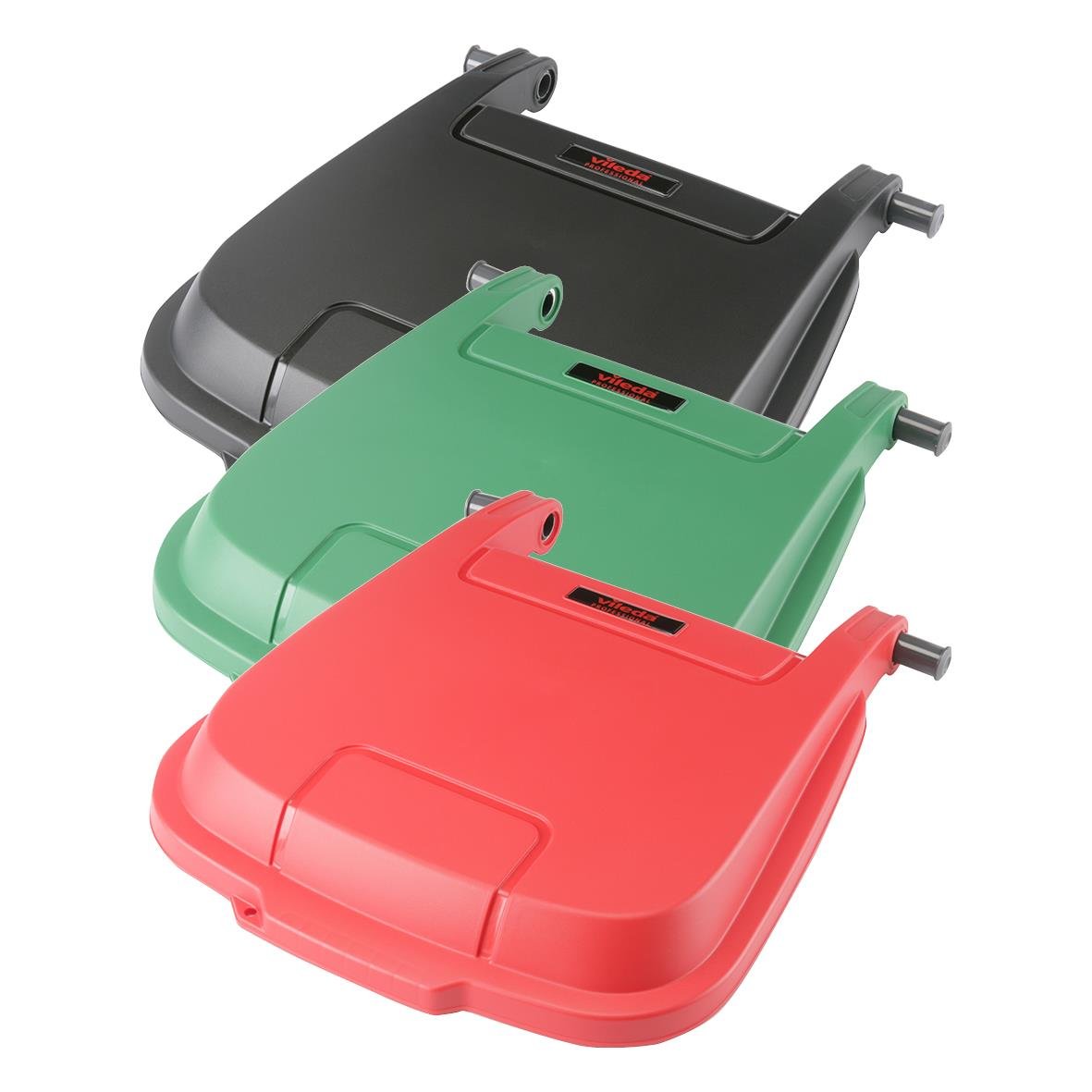 Lock till papperstunna Vileda Atlas 59x44cm i svart, grönt och rött