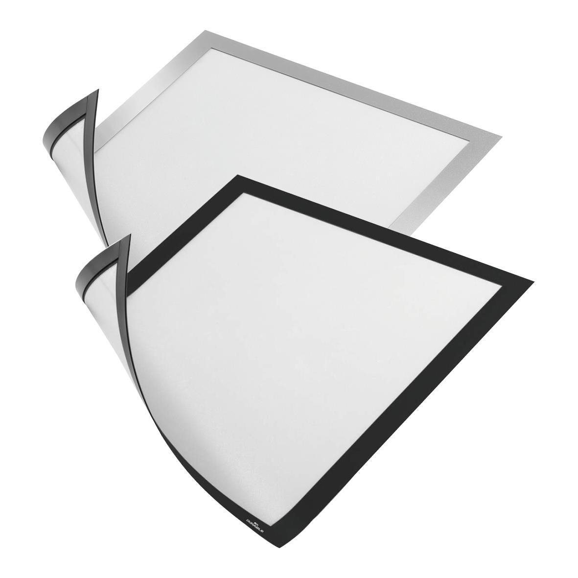 Magnetiskt Duraframe för A4 med svart och vit ram